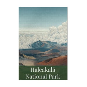 Haleakala National Park Puzzle, Maui Hawaii, Landscape Art Puzzle, Scenic Jigsaw Puzzle, Nature Photography Puzzle, Vacation Gift Idea