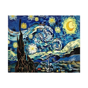 Sunflower Starry Night 1000 Piece Jigsaw Puzzle For Adults - 70x50cm Finished Size, Challenging Abstract Puzzle