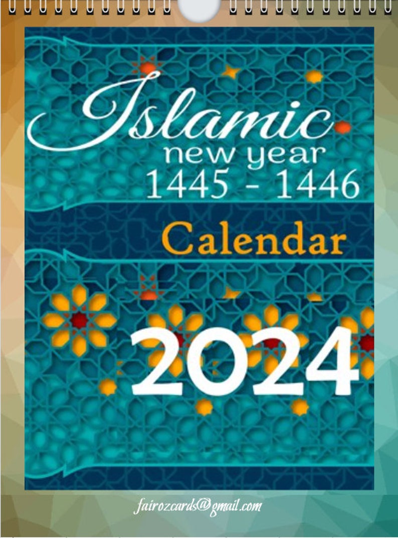2024 Islamic Wall Calendar With Hadith US Holidays Office School