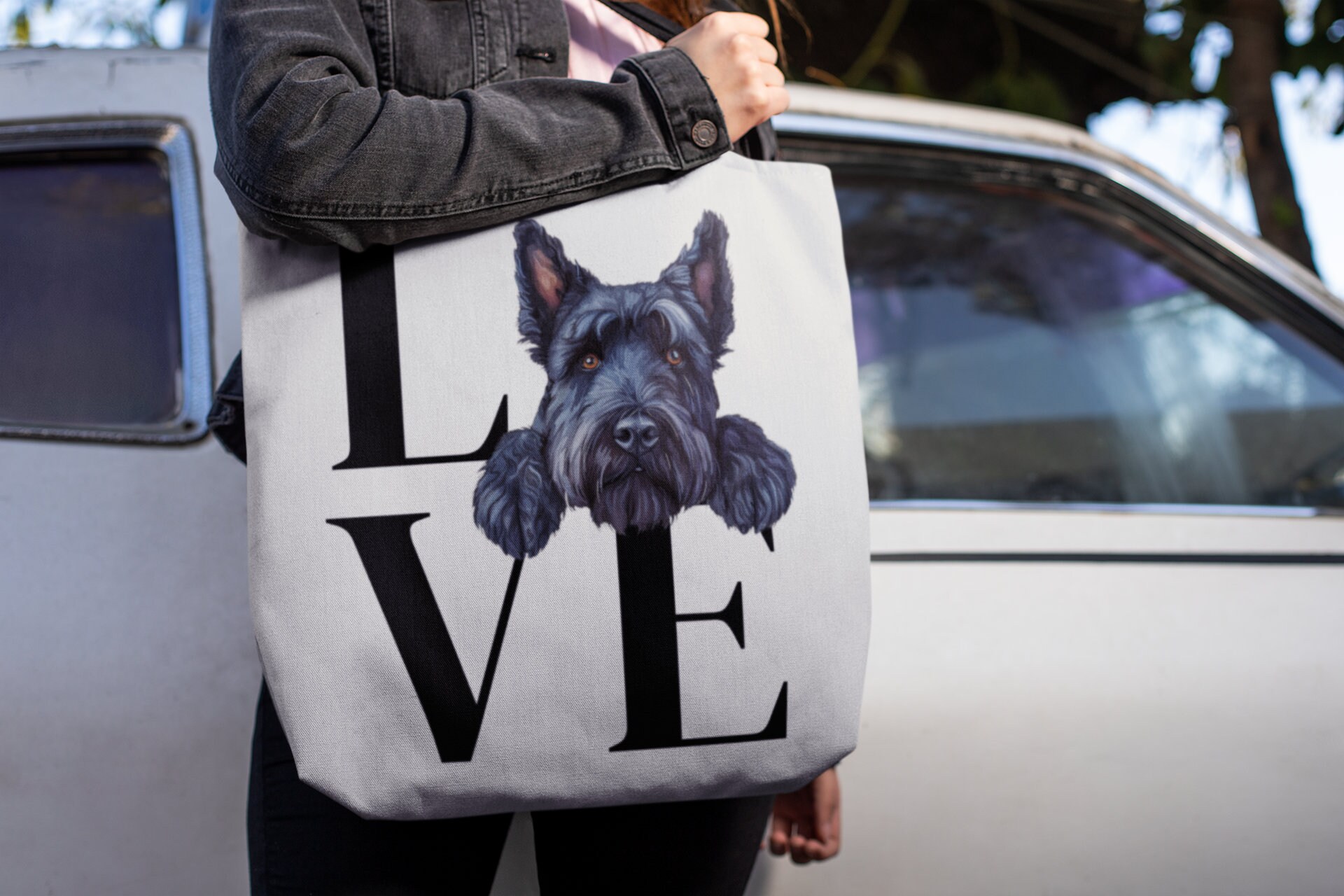 Scottie Dog Tote Bag Etsy