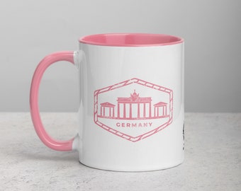 Germany Mug with Color Inside - Pink