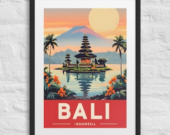 Vintage Bali Framed Poster