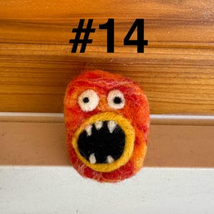 Needle felted “monster” vent clip - cute and whimsical car scent diffuser for air vent clip