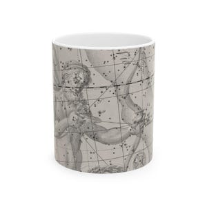 Sagittarius Star Map Mug, Vintage 1801 Bode Celestial Atlas Engraving, Zodiac Astronomy Birthday Gift image 4
