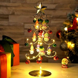 Christmas Snowman Night Light, Personalized Gifts for Christmas, LED Christmas Light String, Home Decor, Custom Christmas Tree Night Light