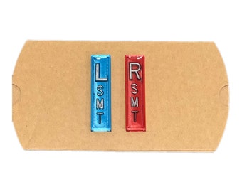 Matchstick X Ray Marker. Skinny. Resin X Ray Marker. X Ray marker. Lead marker. Rectangle. 3D printed. Custom. Initials