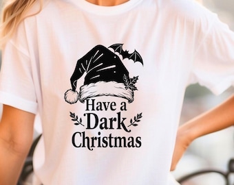 Have a Dark Christmas SVG Png, Gruselige WeihnachtsSvg, Frohe Gothmas SVG, Halloween Weihnachten SVG, Gothmas SVG, Goth Weihnachten Png