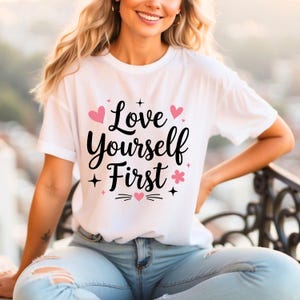 Note To Self png svg, Motivational Sublimation, Mental Health png svg, Positive Inspirational Quotes, Dear Person Behind Me, Love yourself