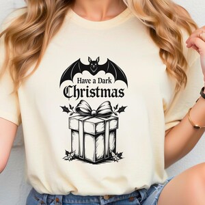 Have a Dark Christmas Svg Png, Creepy Christmas Svg, Merry Gothmas SVG, Halloween Christmas SVG, Gothmas Svg, Goth Christmas Png