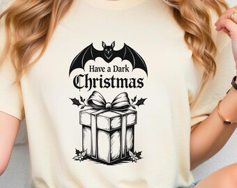Have a Dark Christmas SVG Png, Gruselige WeihnachtsSvg, Frohe Gothmas SVG, Halloween Weihnachten SVG, Gothmas SVG, Goth Weihnachten Png
