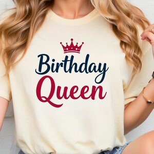 Birthday Queen SVG PNG PDF, Birthday Diva Svg, Birthday Queen T-Shirt Svg, It&#39;s My Birthday Svg, Birthday T-Shirt Svg, Birthday Svg Png Pdf