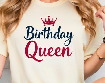 Birthday Queen SVG PNG PDF, Birthday Diva Svg, Birthday Queen T-Shirt Svg, It's My Birthday Svg, Birthday T-Shirt Svg, Birthday Svg Png Pdf