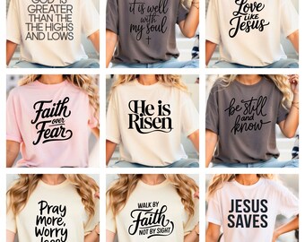 Minimal Christian Quote PNG SVG Bundle, Christian Sublimation, Aesthetic Bible Verse png, Christian Shirt Svg, Religious Svg, Jesus svg, png
