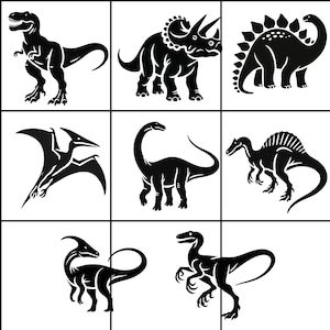 Dinosaur svg bundle, dinosaur clipart png, dinosaur silhouette svg,kids dinosaur svg, t-rex svg, dino svg, triceratops svg files