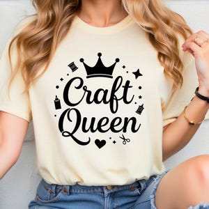 Crafting Queen Svg Crafter Svg Files for Cricut Crafter Png Crafter Gifts Crafting Room Sign Crafting Svg Cut File for Silhouette Craft Svg