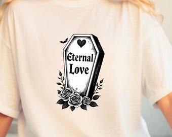 Eternal Love Svg , Spooky Valentine Svg, Funny Valentine Svg, Dark Valentine Png, Gothic Valentine Svg, Anti Valentine Svg,Valentines Svg