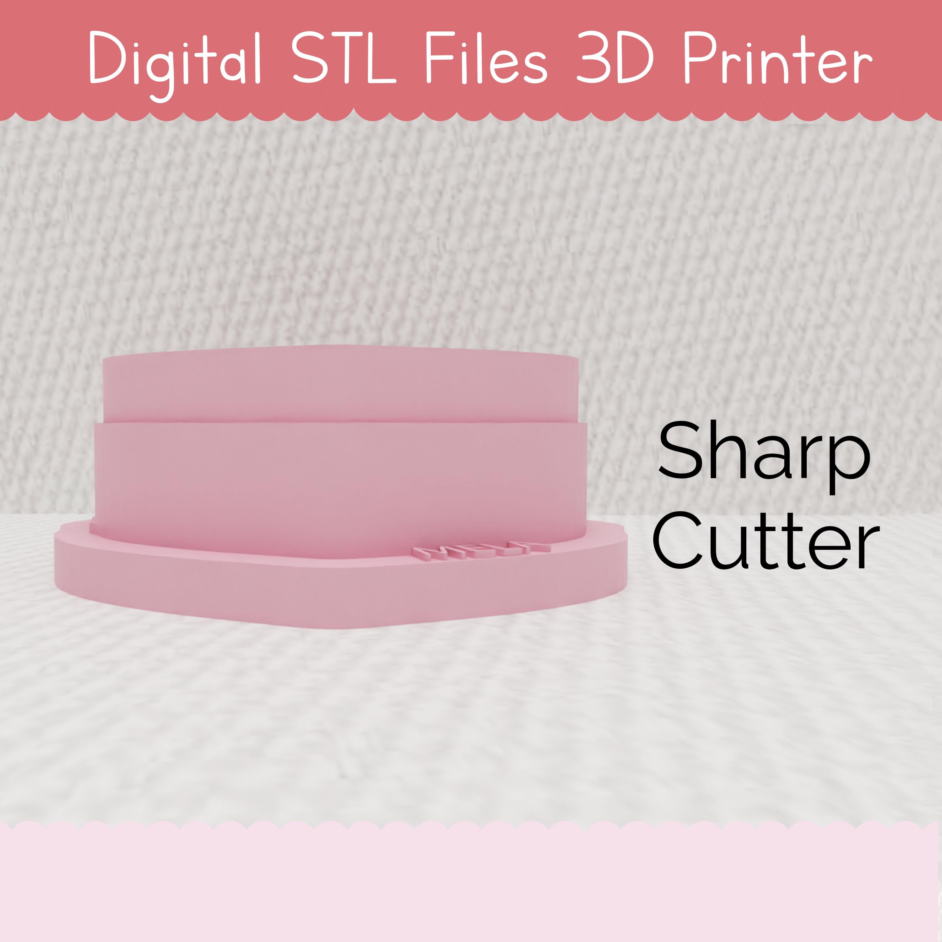 Digital Book Stack STL Part 2 Cutter for Polymer Clay - Book Lovers ...