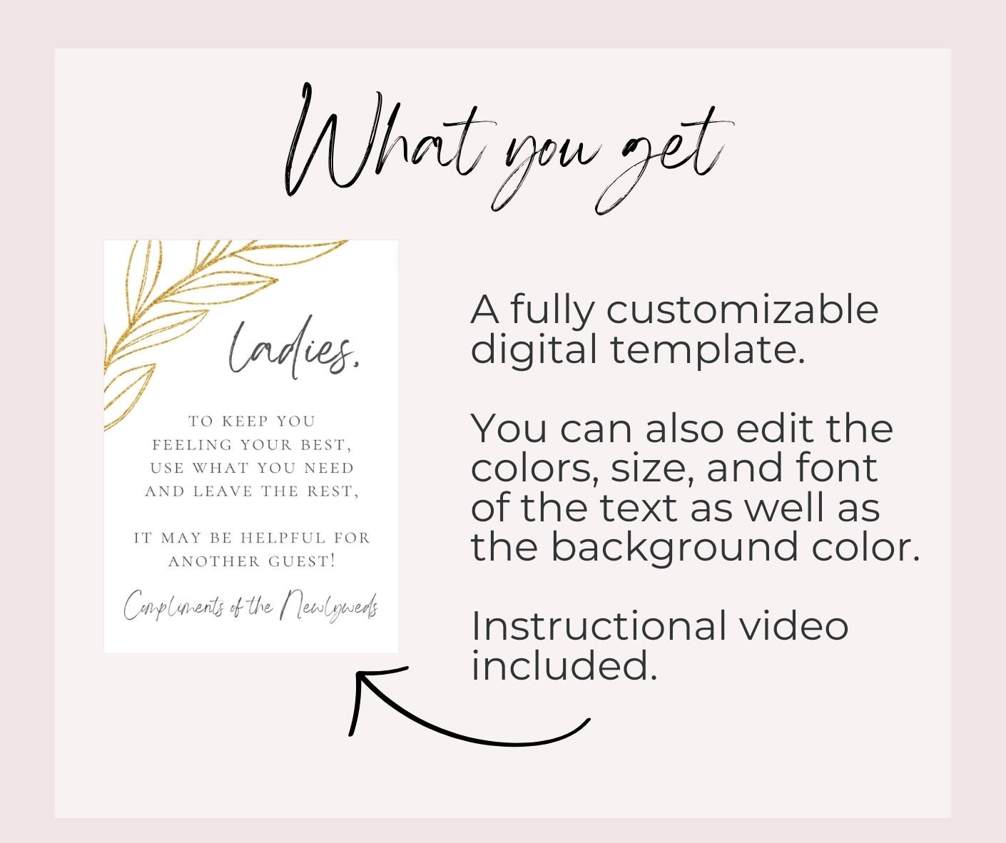 Wedding Bathroom Sign, Rustic Modern Wedding Sign, Event Bathroom Sign ...