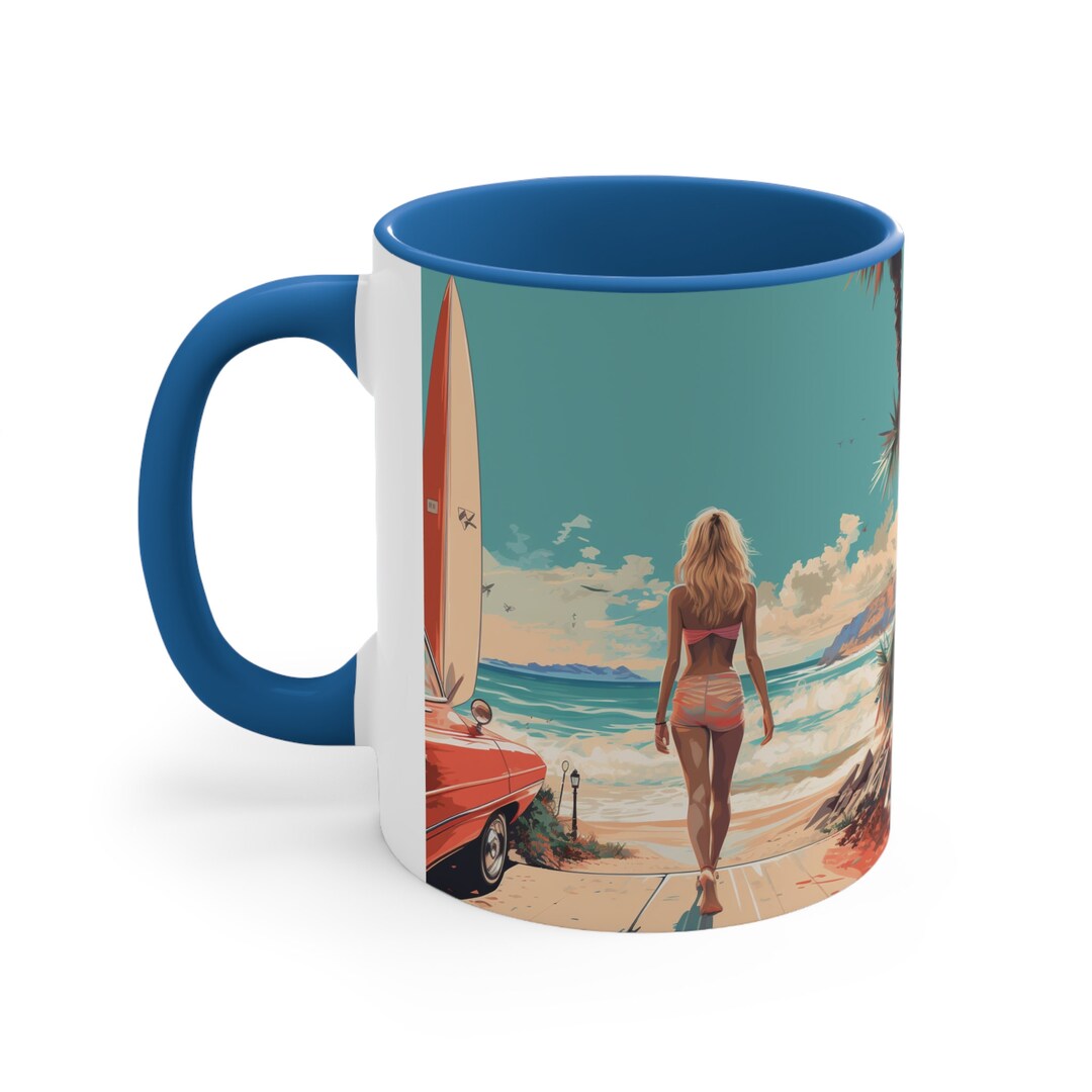 Surfer Girl Mug Surfing Sea Surf Sun Surfer Girl Gift Surf Shop Surfer
