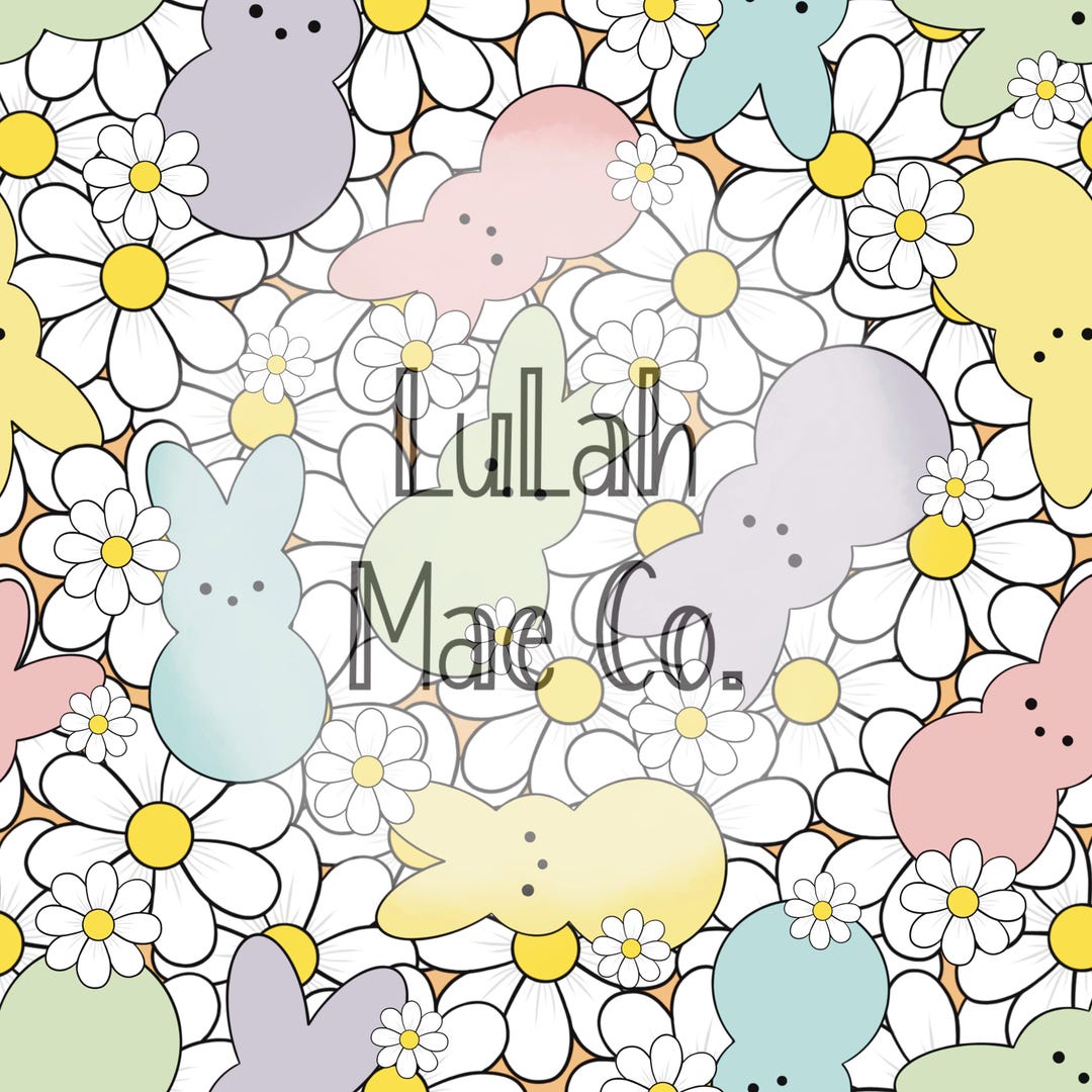 Floral Peeps | Seamless Pattern for Sublimation - Etsy