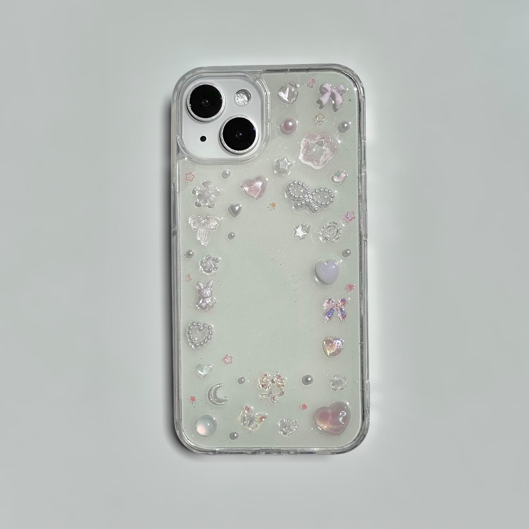 Clear Phone Case With Phone Charm - Etsy