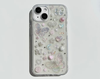 iPhoneアクセサリー Rosemuse charm clear smart phone case charm clear smart phone case – BUNNY APARTMENT