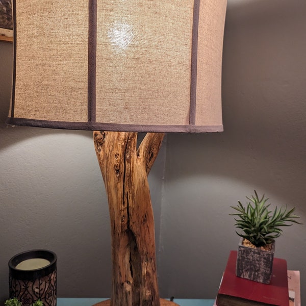 Custom Made Driftwood Lamp