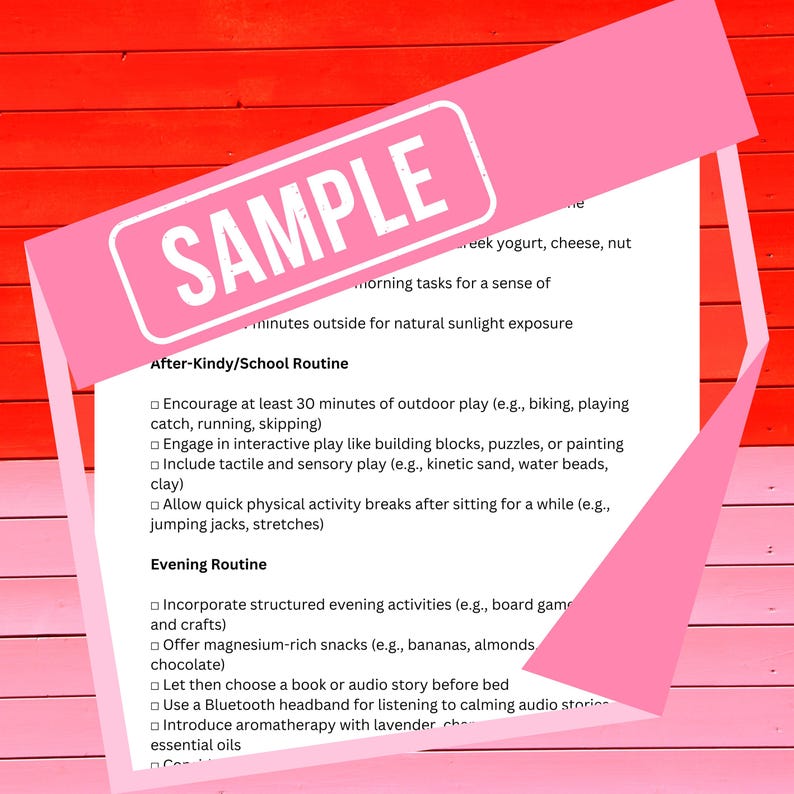 ADHD Routine Helper for Kids – Printable Visual Checklists for Morning ...