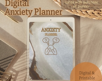 Calm Your Mind, Digitaler Angstplaner, 2025 Angstplaner, Tagesplaner, Wochenplaner, GoodNotes Planer, Ipad Planer