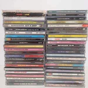 Classic Rock Music CD's, Your Choice, 6.00 each.