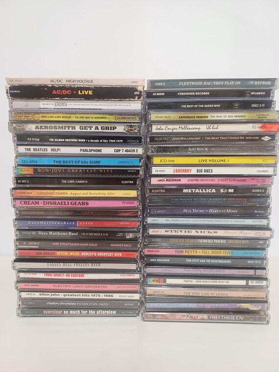 Classic Rock Music CD's, Your Choice, 6.00 each.
