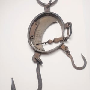 Antique 1800s Pocket Balance Scale, Used by Traders, Farmers, etc