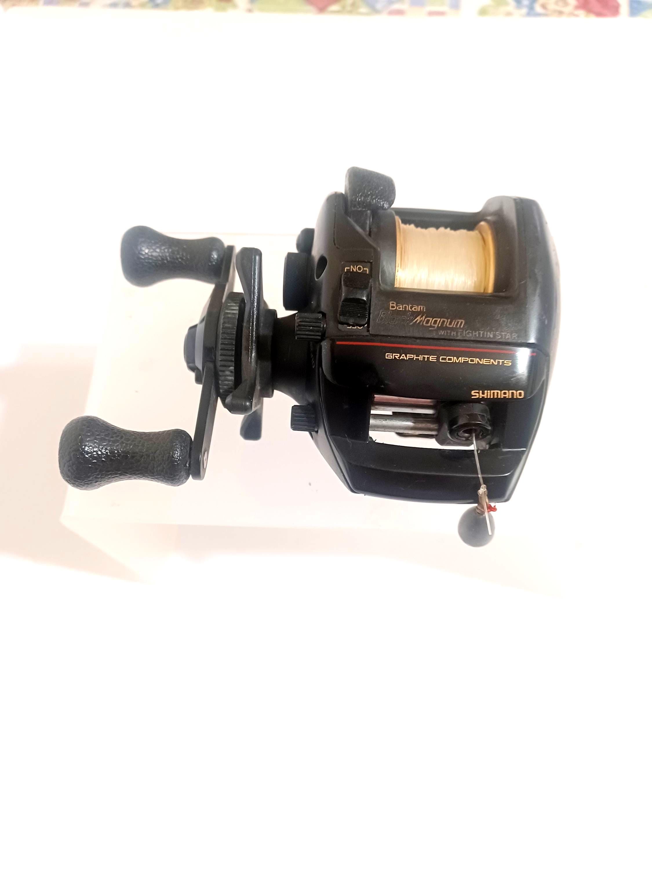 SHIMANO Bantam Magnum ベイトリール Shimano Bantam, Black Magnum, Fightin Star, BKM - 200FS ,fishing
