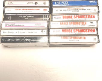 Various Classic Rock Cassettes 3.75 Each, Play Tested