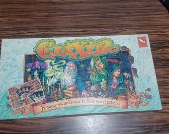 Vintage "Elixer" Wizard Race to Brew Secret Potions Board Game ,Complete Near Mint condition