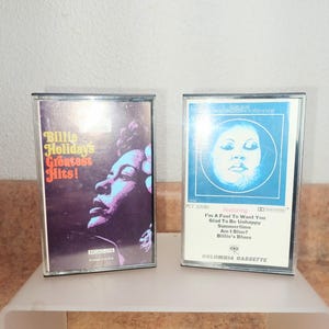 Two &quot;Billy Holiday&quot; Music Cassettes, Greatest Hits / Billie&#39;s Blues