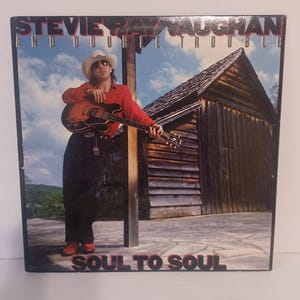 Stevie Ray Vaughan & Double Trouble Soul to Soul Lp 1985 Epic records