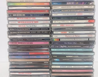 Classic Rock Music CD's, Your Choice, 6.00 each.