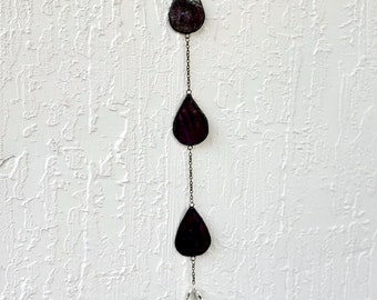 Teardrop Tethered Stained Glass