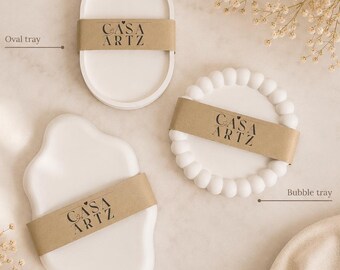 Sculptural Jewelry Tray, Eco-Friendly Decorative Dish