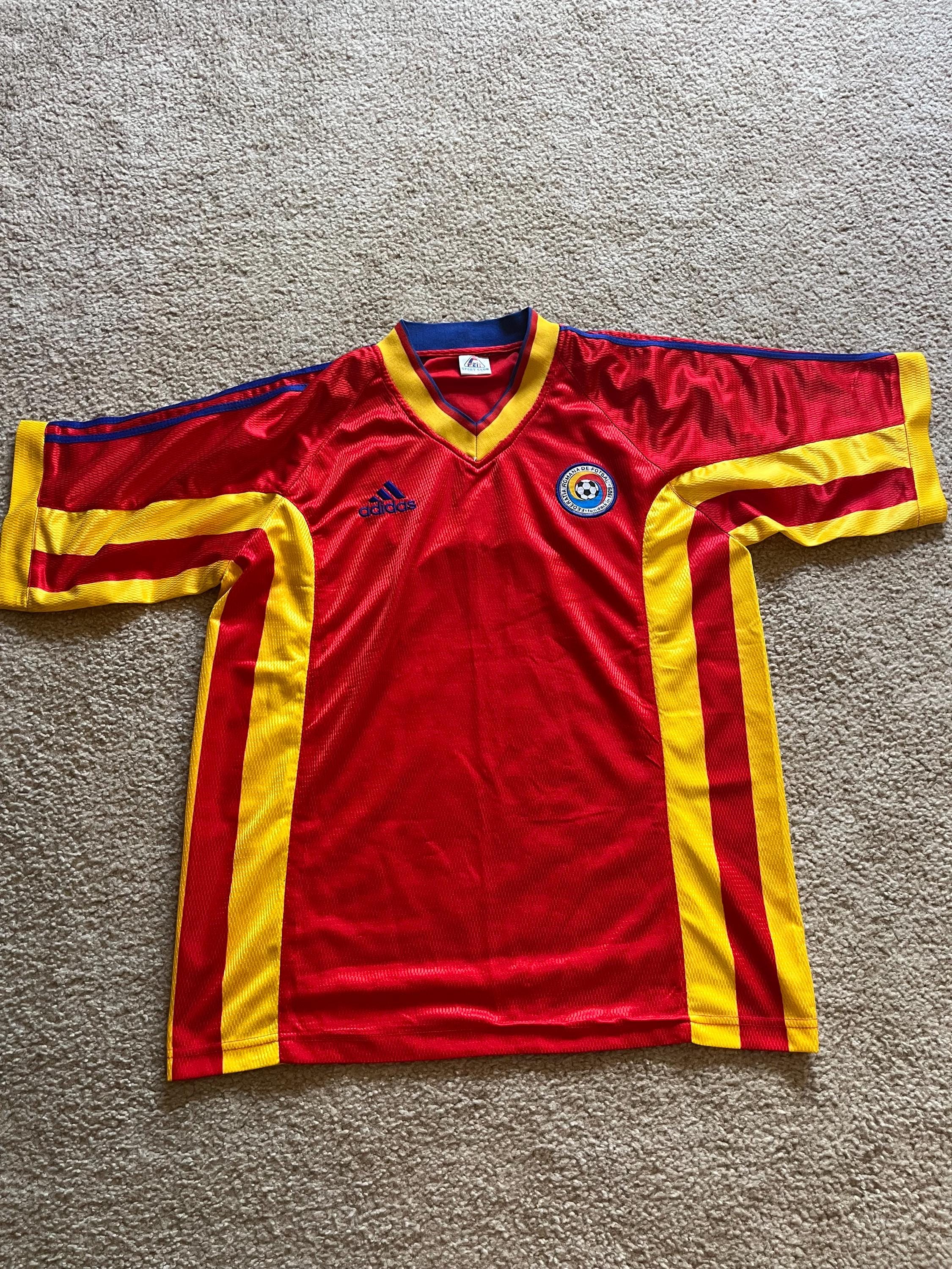Vintage Rare Romania 1998/1999 Away Football Soccer Jersey Shirt