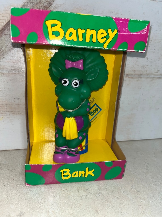 Nostalgic Retro Barney Toy - Baby Bop Savings Bank - PBS Nostalgic Retro Barney Toy - Baby Bop Savings Bank - PBS