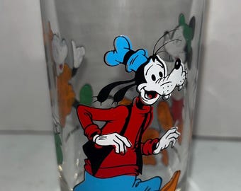 Rare Vintage Walt Disney Productions High Ball Character Glasses - circa 1970s