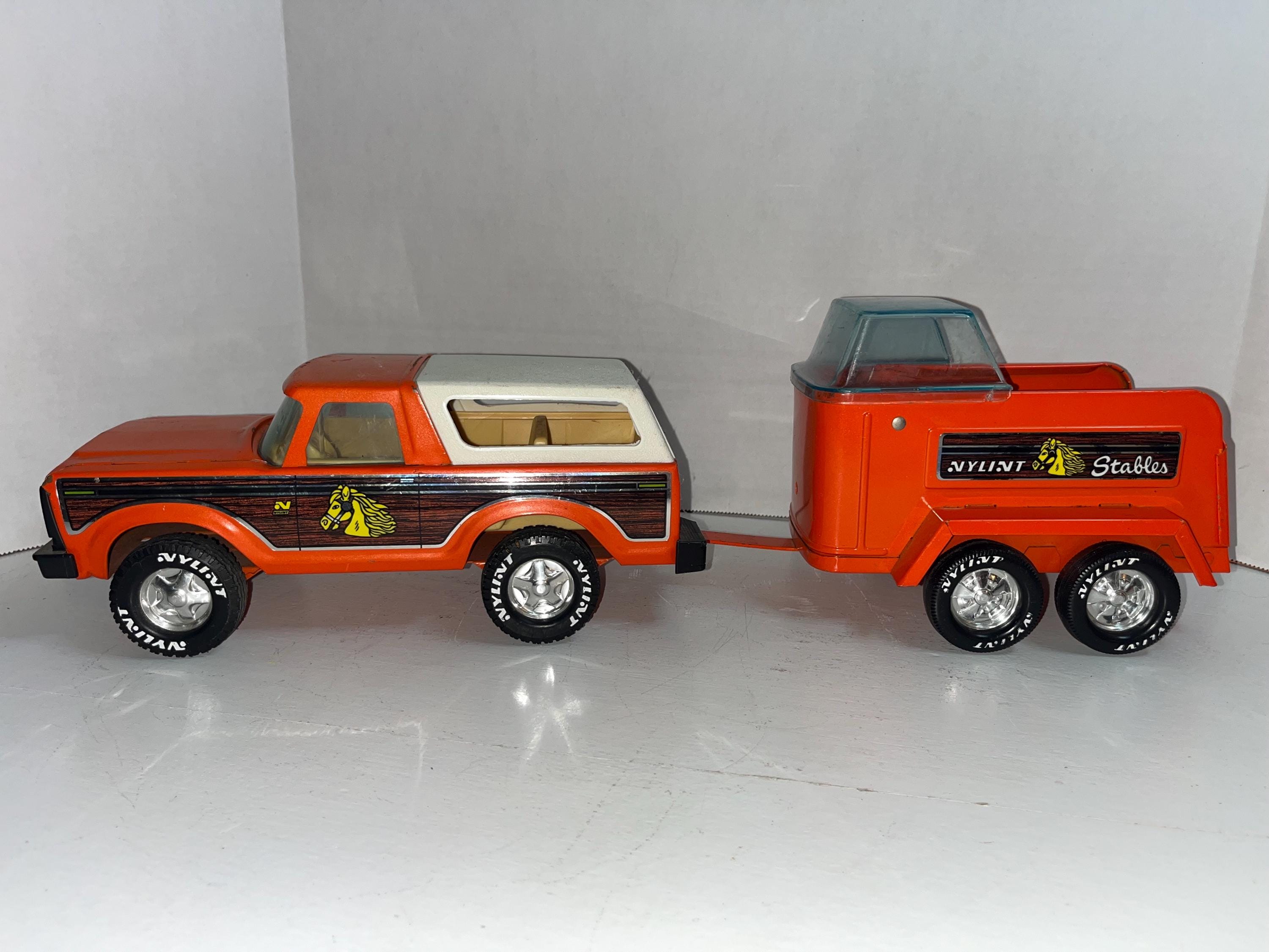 Vintage 1970s Nylint Ford Bronco Pressed Steel Toy Truck With a