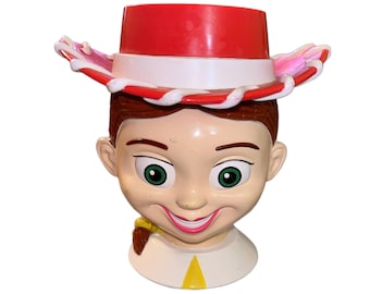 Vintage 1990's Toy Story Jessie flip lid cup