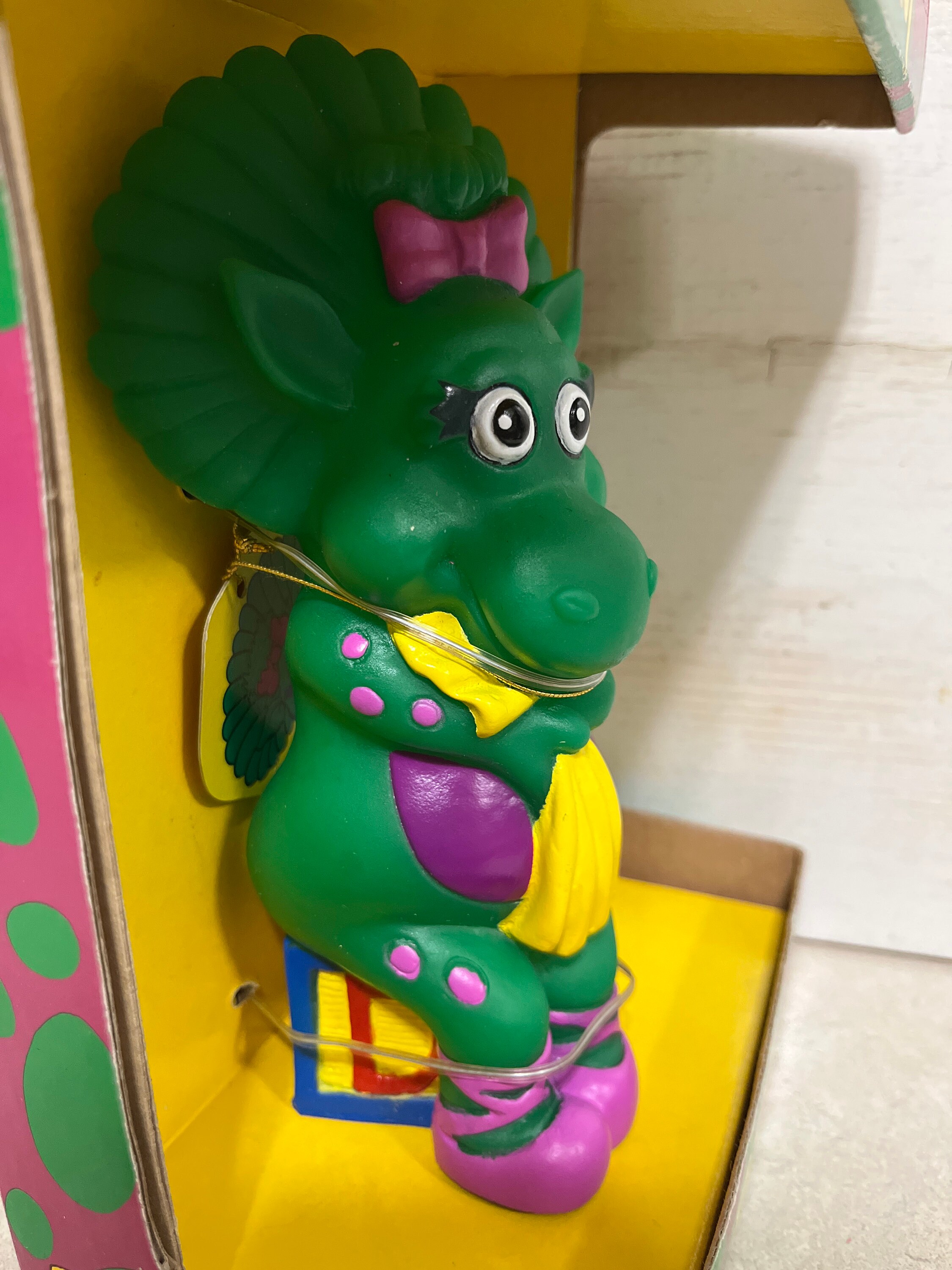 Vintage '94 BJ & '92 Baby Bop Plush Stuffed Animals Barney