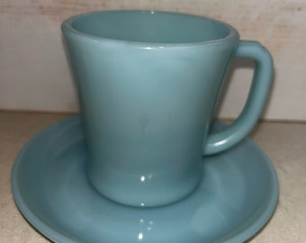 ヴィンテージ FIREKING デルファイト ブルー マグカップ コーヒー