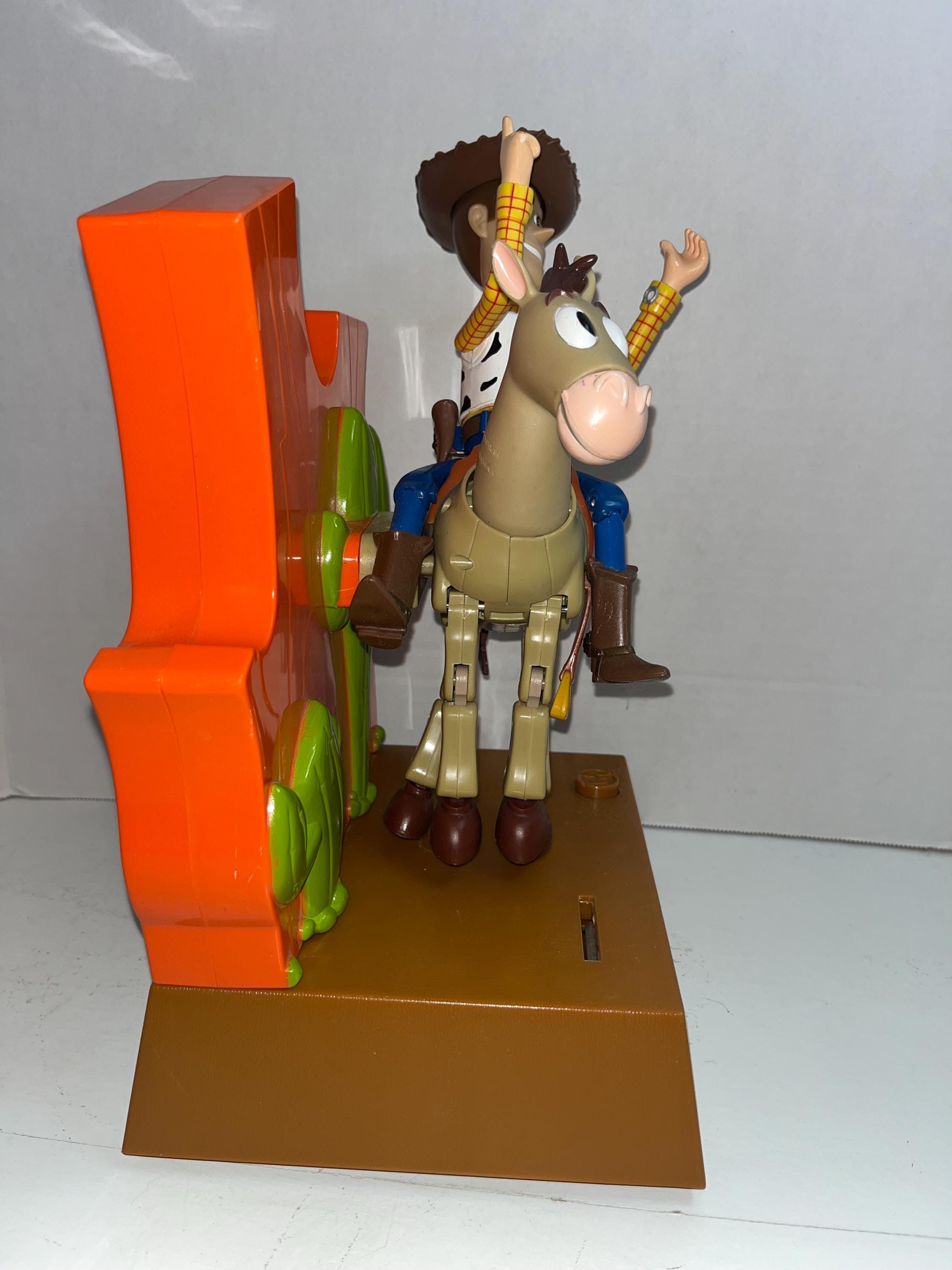 Vintage 1999 Disney Pixar Toy Story 2 Woody & Bullseye Talking