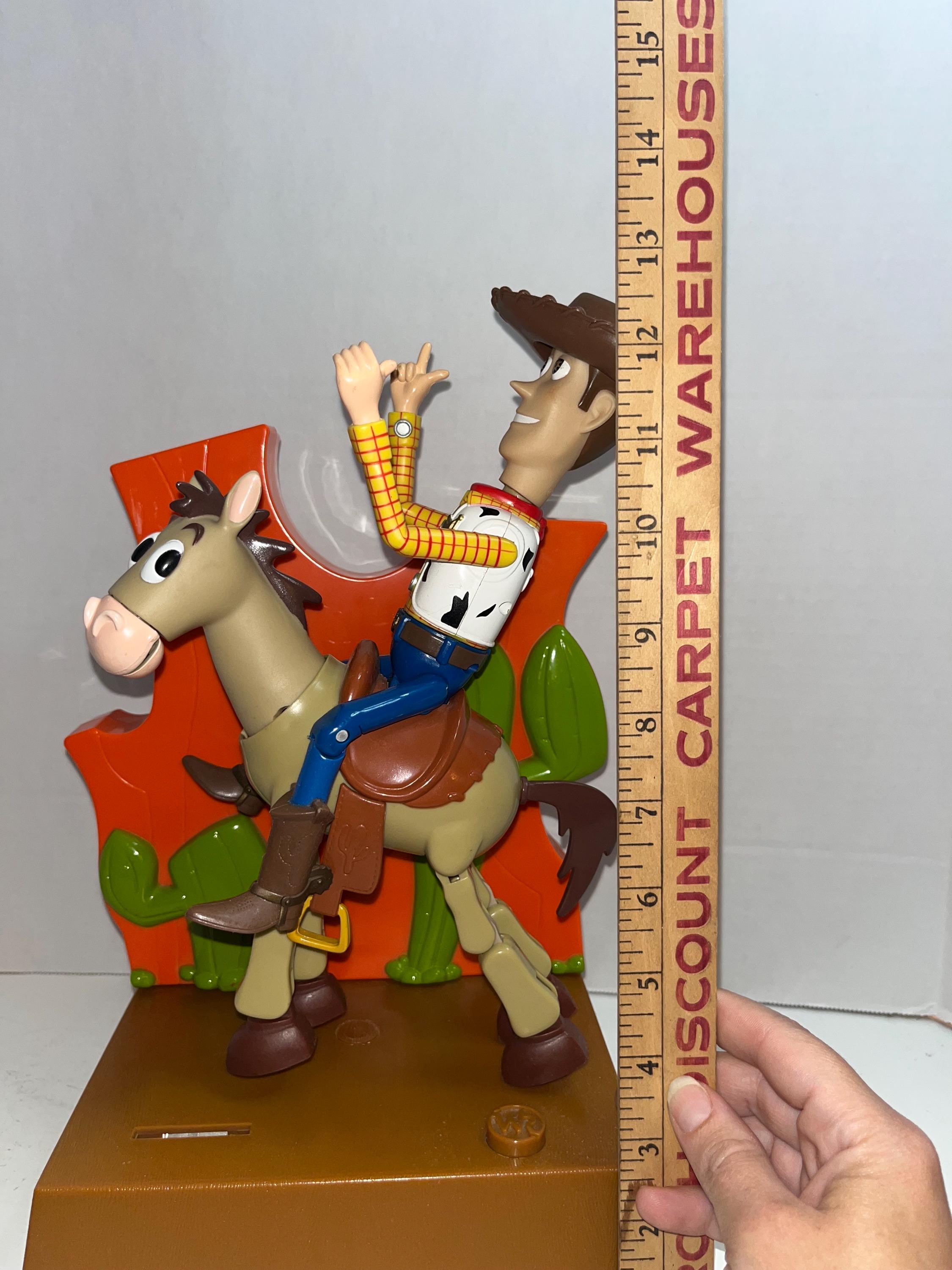 Vintage 1999 Disney Pixar Toy Story 2 Woody & Bullseye Talking
