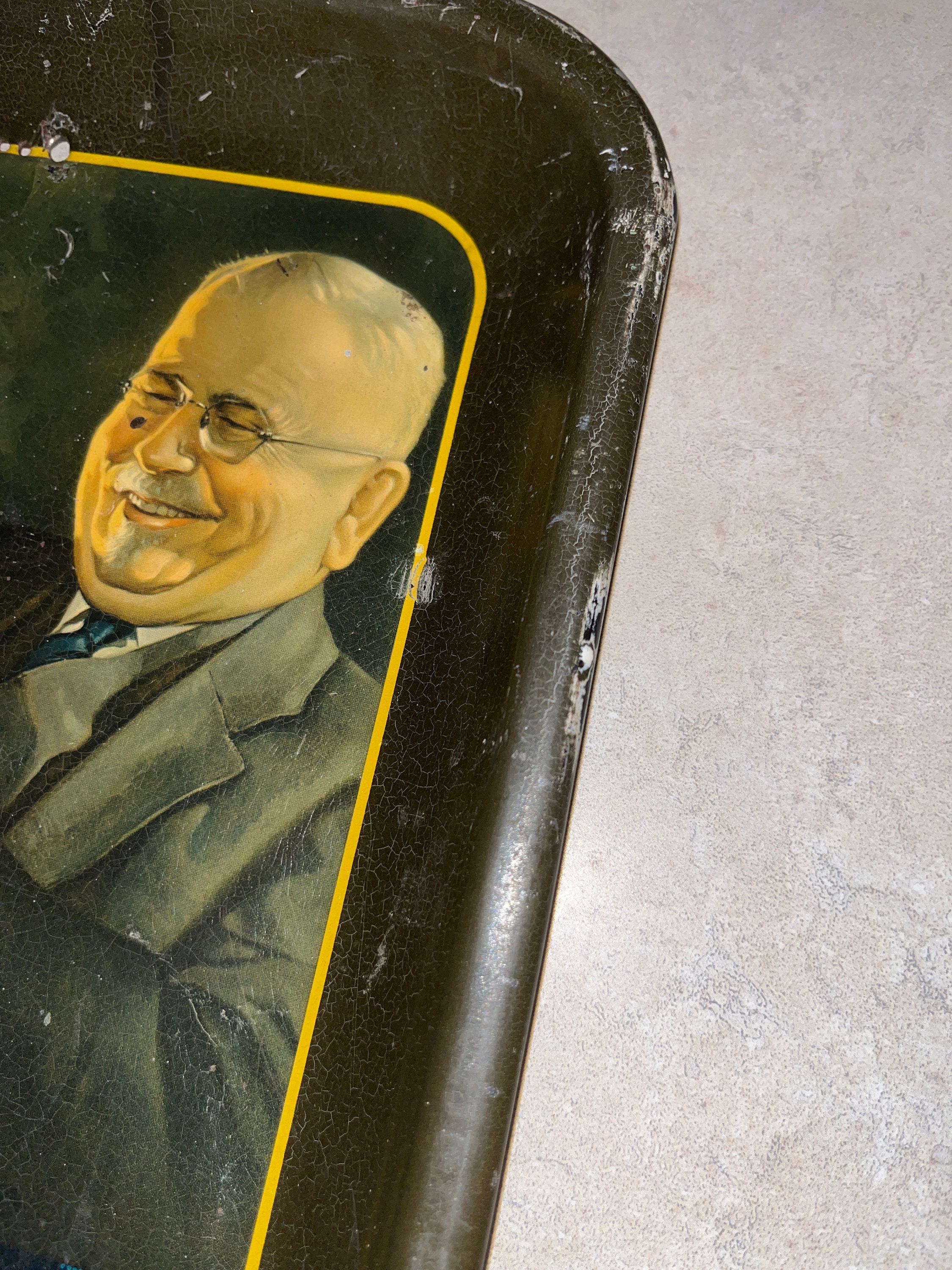 Vintage 1930s Original Pabst Blue Ribbon Beer Tray/pbr/pabst